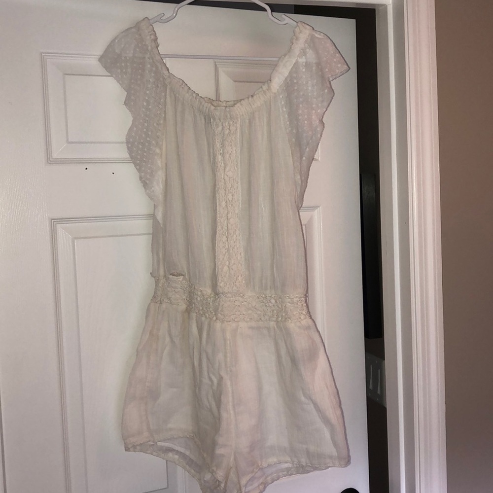 Aerie white romper